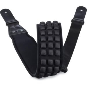 Black Padded Guitar Strap – AirCell