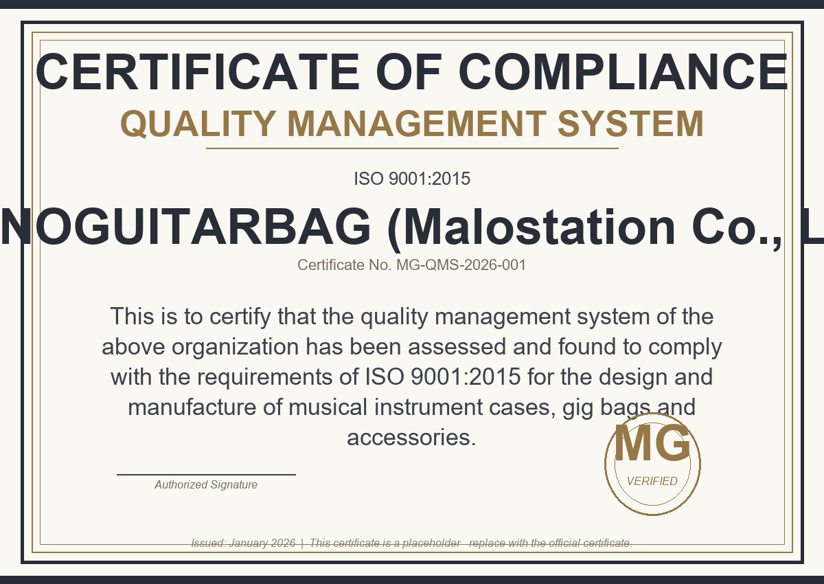 ISO 9001 certificate