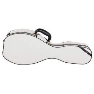 Super Light Round Mandolin Case with Backpack Straps - Ivory