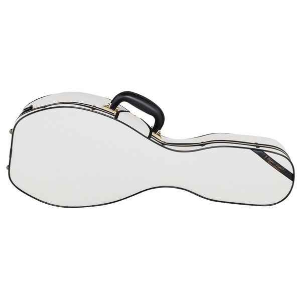 Super Light Round Mandolin Case with Backpack Straps - Ivory
