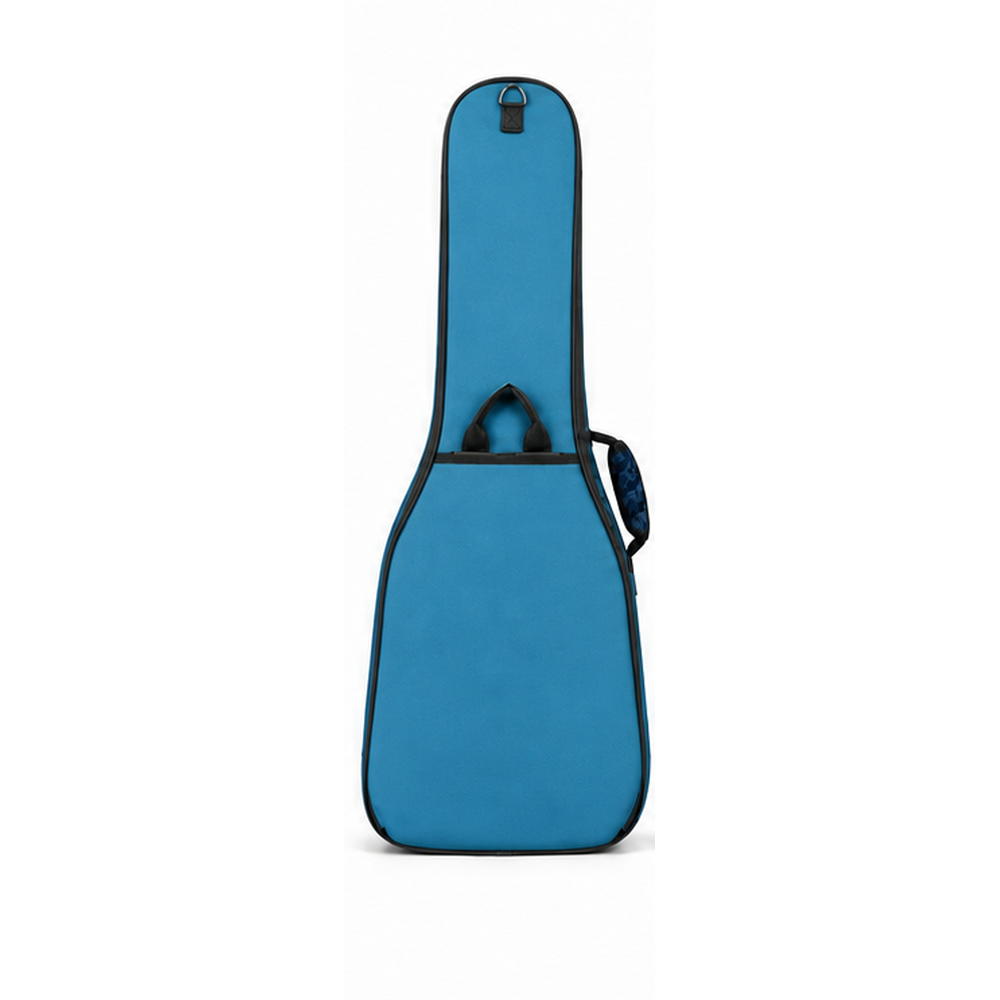 Pandaso Blue Guitar Gig Bag - Back View