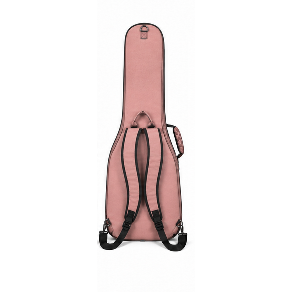 Pandaso Pink Floral Guitar Strap - Straps View