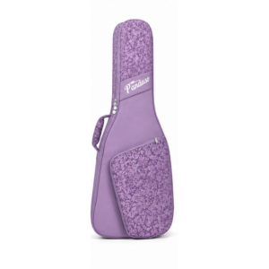 Pandaso Purple Guitar Gig Bag - Front View