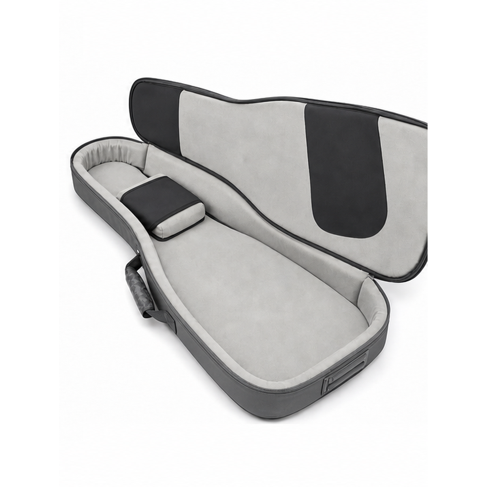 Pandaso Blue Guitar Gig Bag - Interior View