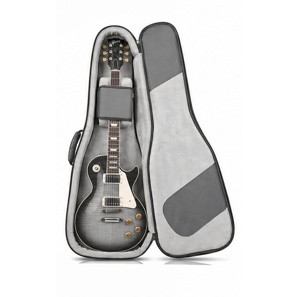 Pandaso Blue Guitar Gig Bag - Opened View