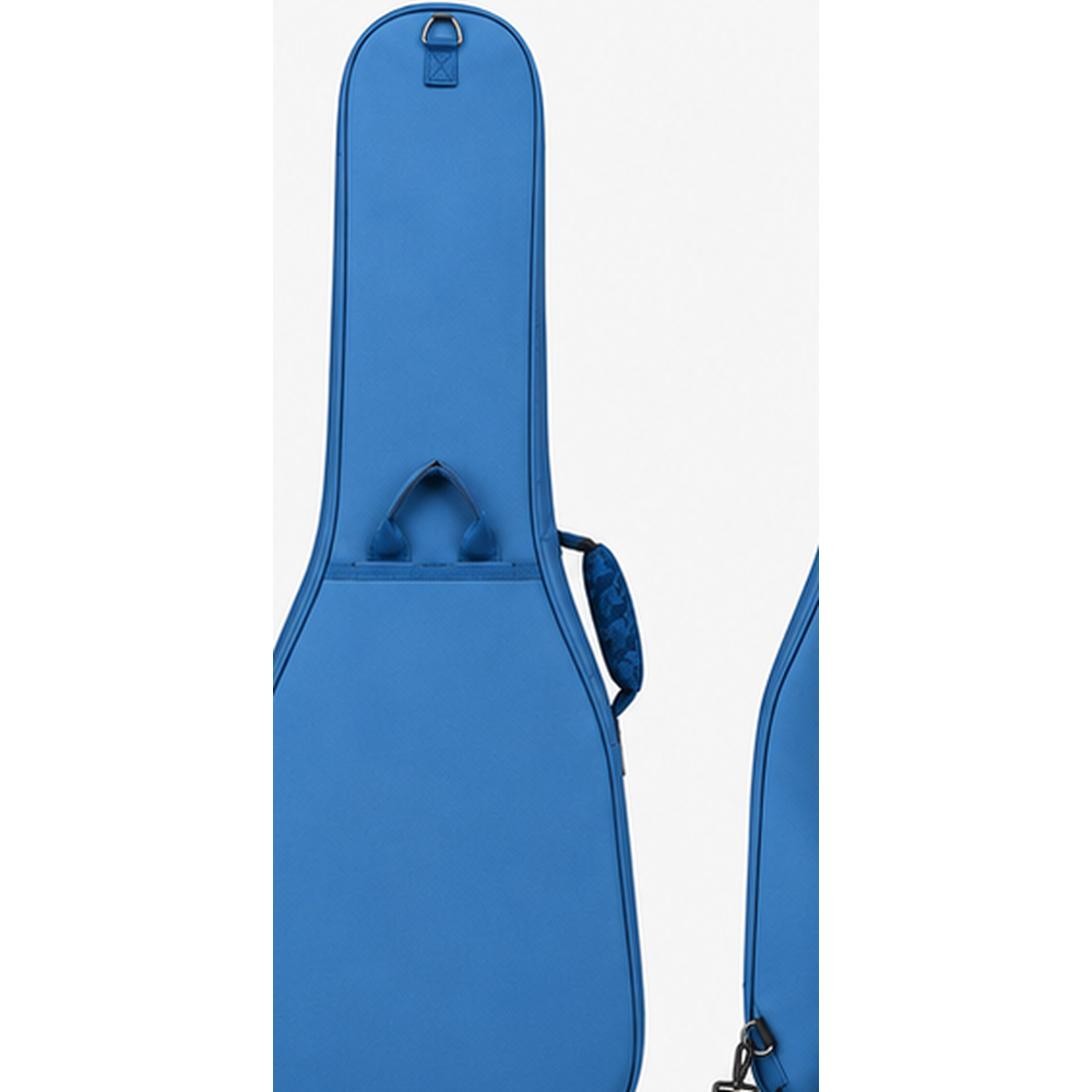 Pandaso Blue Guitar Gig Bag - Back View