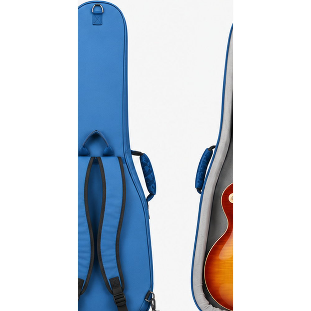 Pandaso Blue Guitar Strap - Straps View