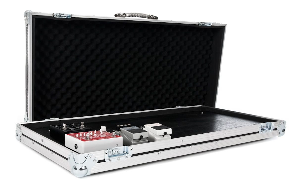 Aluminum Pedalboard Flight Case with Foam Interior