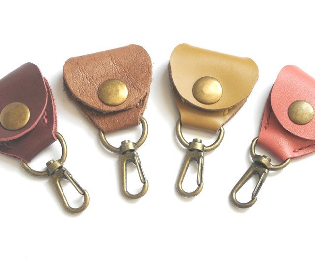Leather Guitar Pick Case Set 4 Colors