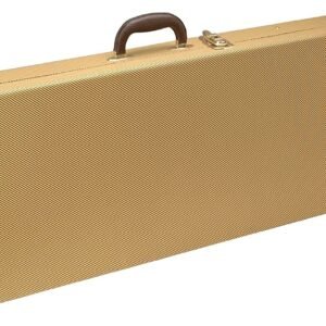 PU Leather Electric Guitar Hard Case - Vintage Brown Finish