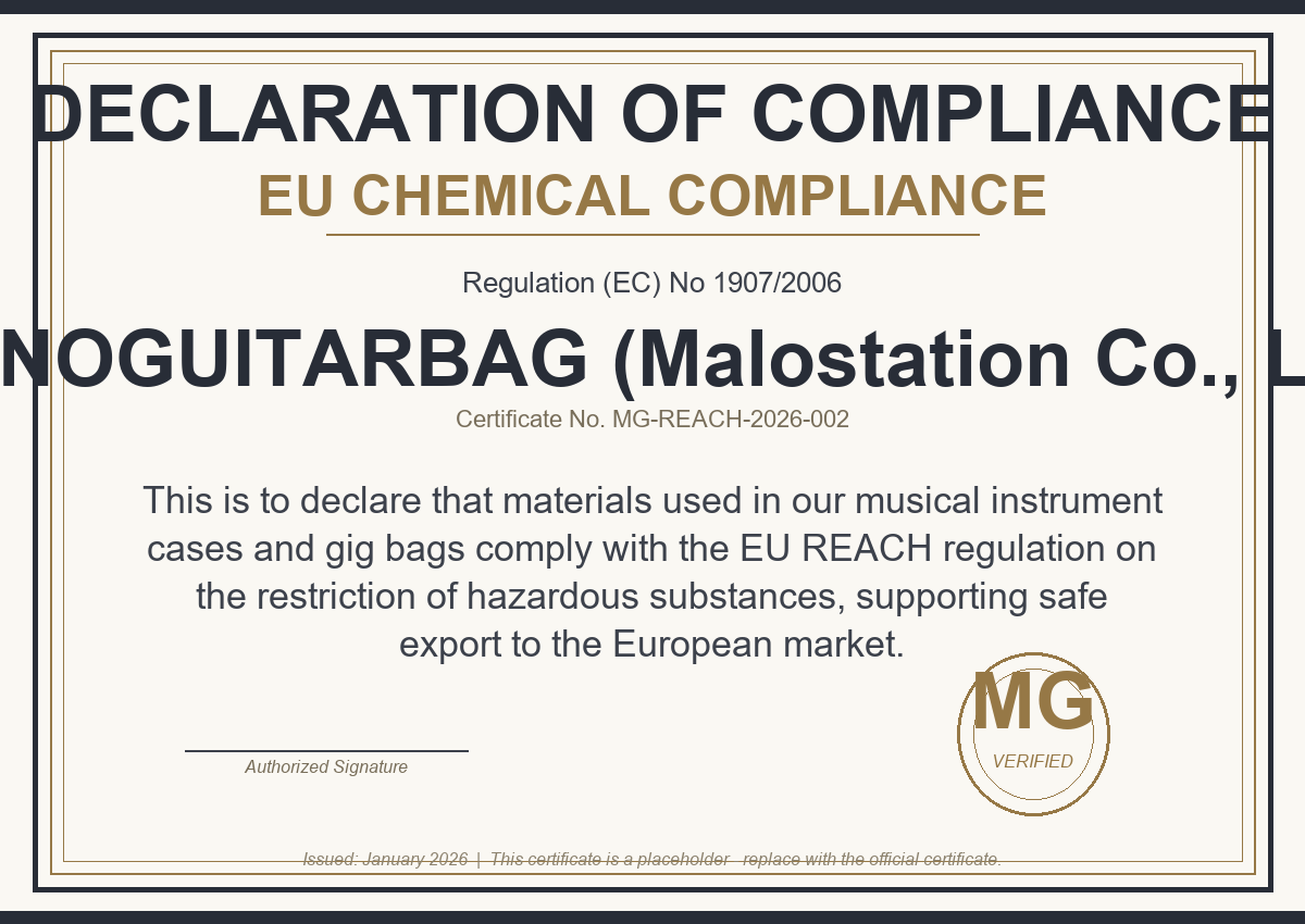REACH certificate