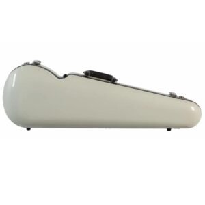 Ivory Hardshell Violin Case with Metal Latches