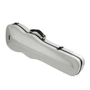 Silver Hardshell Violin Case with Padded Interior