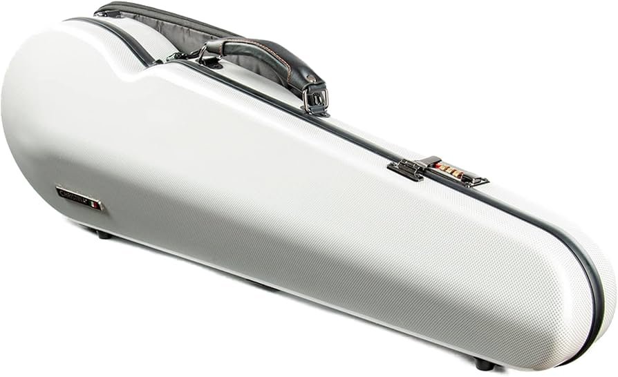 4/4 Triangle Carbon Fiber Violin Hard Case with Combination Lock