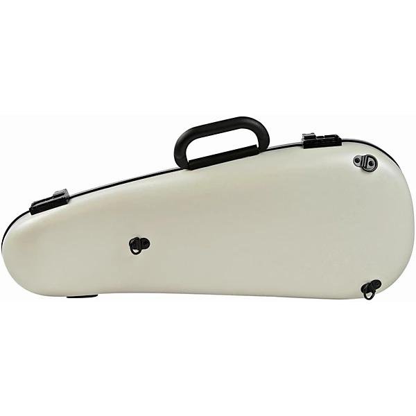 4/4 White Hard Violin Case with Foam Suspension Interior