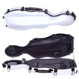 Fiberglass Viola Case with Wheels and Plush Interior
